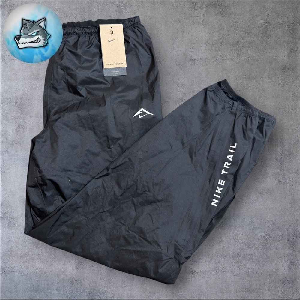 Nike Trail Trailwind Storm-FIT ADV Waterproof Running Pants Black Med HV2159-010